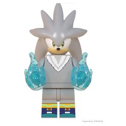   Sonic a sündisznó - Szürke Silver Sonic jellegű mini figura