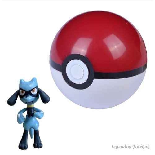 Pokemon labdába zárható mini Lucario figura