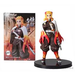 Demon Slayer - Kyojuro Rengoku jellegű figura 15 cm