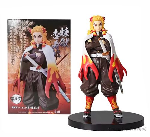 Demon Slayer - Kyojuro Rengoku jellegű figura 15 cm