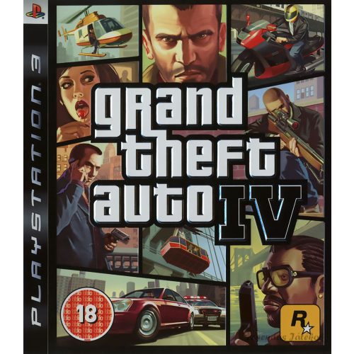 GTA - Grand Theft Auto 4 Ps3 játék (használt)