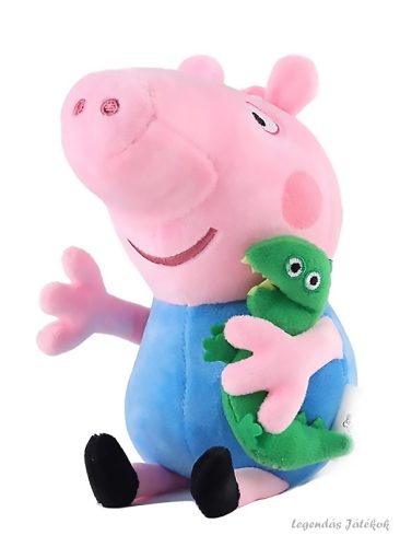 Peppa malac plüss George állatkával 20 cm