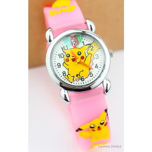 Pokemon Pikachu óra rózsaszín