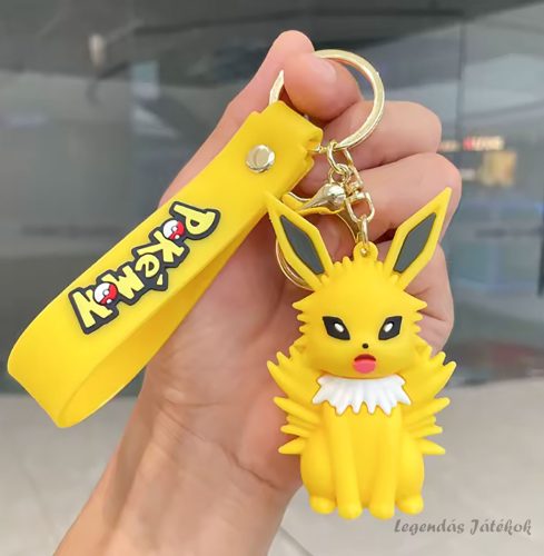 Pokemon Jolteon jellegű kulcstartó