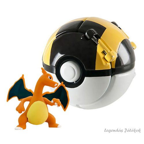 Pokemon labdába zárható mini Charizard figura