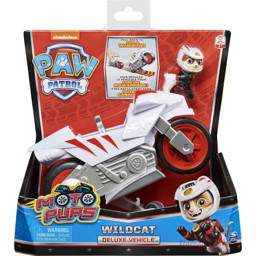 Mancs őrjárat - Wildcat figura motorral Spin Master