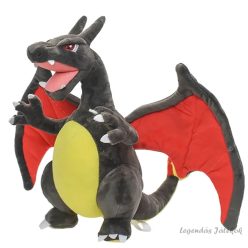 Pokemon fekete Shiny csillogó Charizard plüss 30 cm