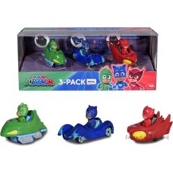   Pizsihősök Pj Masks 3 db-os járgányos figura szett Dickie Toys