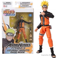 Anime Heroes - Uzumaki Naruto Sage Mode figura 17 cm Bandai