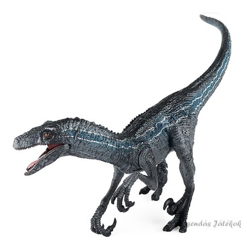 Velociraptor Kék dinoszaurusz figura 20 cm
