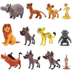 12 db-os Oroszlánkirály Lion King jellegű figura szett
