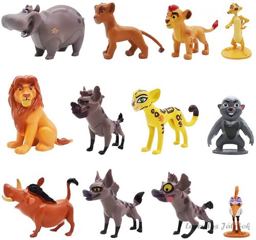 12 db-os Oroszlánkirály Lion King figura szett