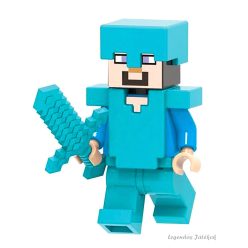 Minecraft gyémánt Steve mini figura