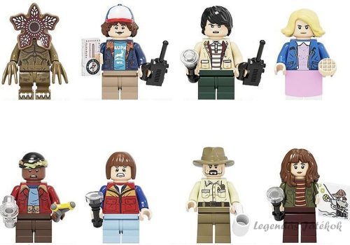 8 db-os Stranger Things mini figura szett