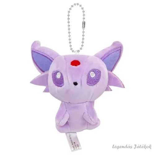 Pokemon Espeon jellegű akasztós plüss 10 cm