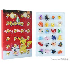   24 db-os Pokemon jellegű Adventi Kalendárium naptár figura szett
