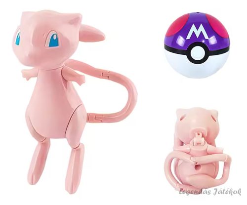Pokemon labdába zárható Mew jellegű figura