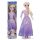 Frozen Jégvarázs - Elza jellegű baba lila ruhában 28 cm