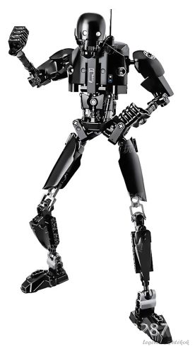 Star Wars - K-2SO droid jellegű építőjáték figura 24 cm