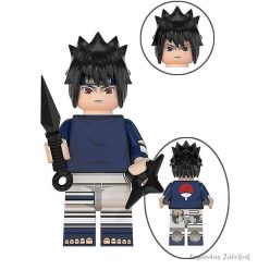 Naruto Uchiha Sasuke jellegű mini figura