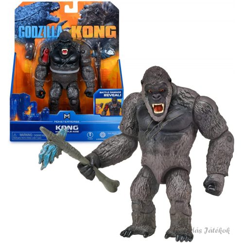 King Kong figura fegyverrel 15 cm Monsterverse