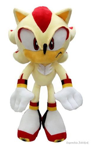 Sonic a sündisznó - Super Shadow Sonic plüss 28 cm