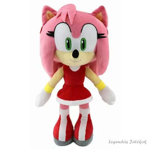 Sonic a sündisznó - Amy Rose plüss 30 cm Új Verzió