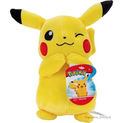 Pokemon kacsintós Pikachu plüss 20 cm Bandai