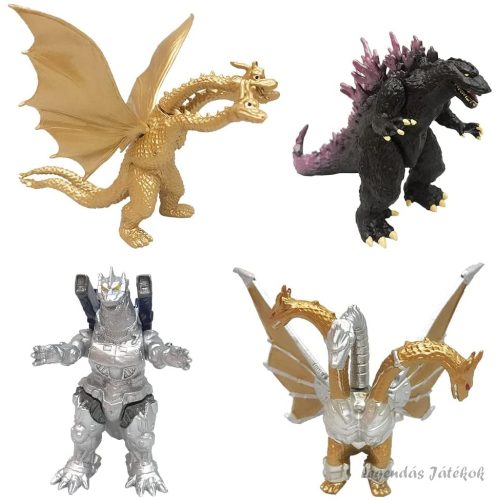 4 db-os Godzilla titánok figura szett
