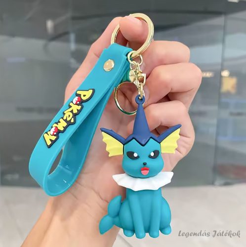 Pokemon Vaporeon jellegű kulcstartó