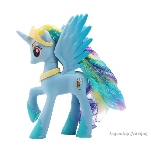 Én kicsi pónim - My little pony - Rainbow Dash jellegű póni figura 15 cm