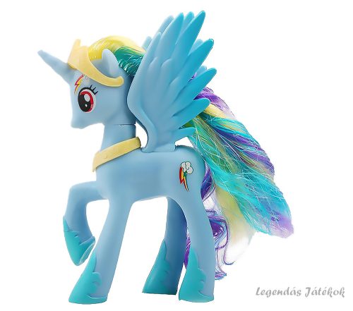 Én kicsi pónim - My little pony - Rainbow Dash jellegű póni figura 15 cm