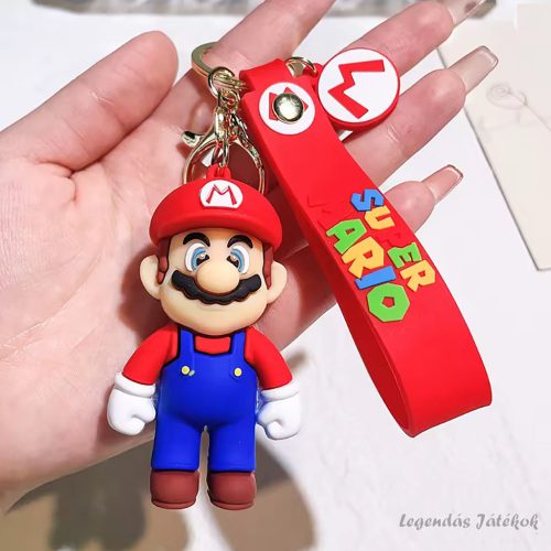 Super Mario jellegű kulcstartó