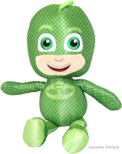 Pizsihősök PJ Masks zöld Gecko plüss 22 cm Play by Play