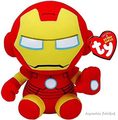 Vasember Iron Man plüss 15 cm Ty Beanie Babies