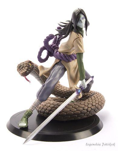 Naruto Orochimaru figura kígyóval 15 cm