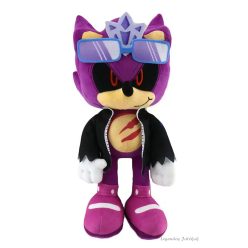 Super Scourge Sonic jellegű plüss 30 cm