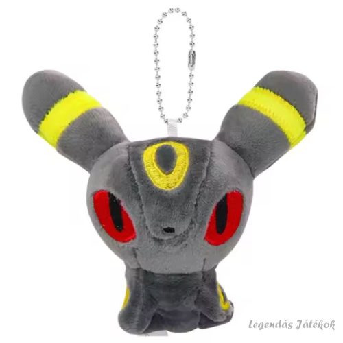 Pokemon Umbreon jellegű akasztós plüss 10 cm