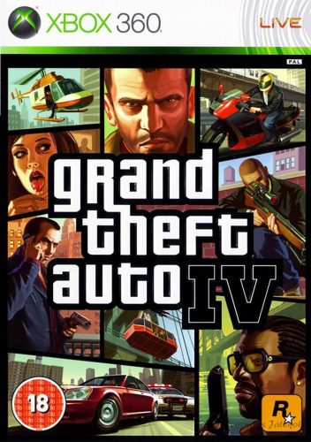 GTA Grand Theft Auto 4 Xbox360 játék