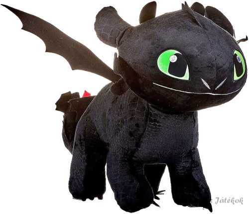 Így neveld a sárkányodat - Fogatlan Éjfúria plüss 40 cm Dreamworks