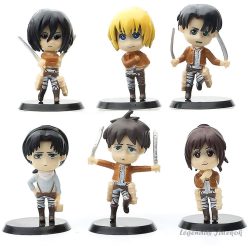 6 db-os Attack on titans figura szett
