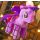 Én kicsi pónim - My little pony - Twilight Sparkle jellegű plüss 15 cm Új verzió