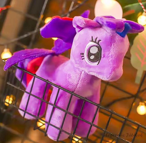 Én kicsi pónim - My little pony - Twilight Sparkle jellegű plüss 15 cm Új verzió