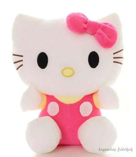 Rózsaszín Hello Kitty plüss 15 cm