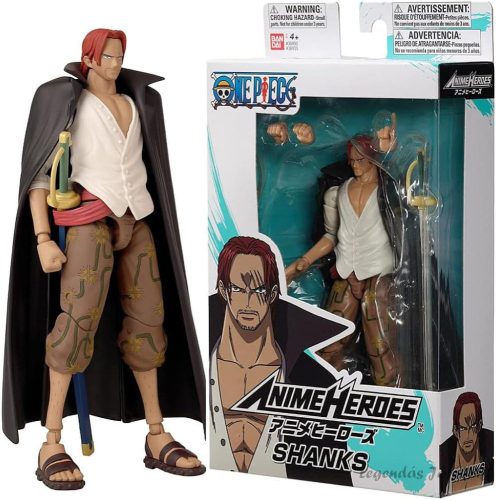 Anime Heroes - One Piece Shanks figura 17 cm Bandai