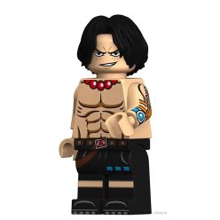 One Piece - Portgas D. Ace jellegű alap mini figura