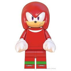 Sonic a sündisznó - Piros Knuckles mini figura