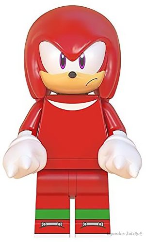 Sonic a sündisznó - Piros Knuckles mini figura