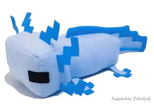 Minecraft kék Axolotl plüss 25 cm