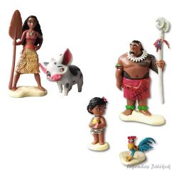 5 db-os Vaiana Moana figura szett